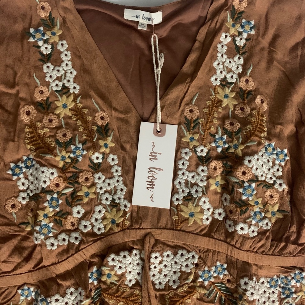 SOLD Bohemian floral dress - Picture 3 of 8